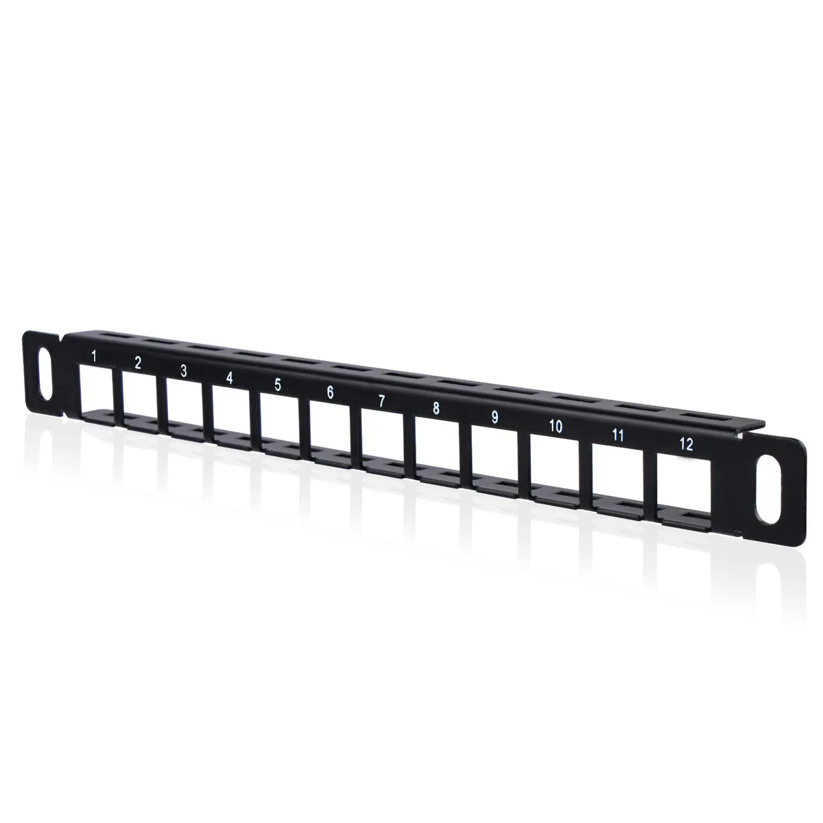 52Pi 52Pi Blank Keystone Patch Panel 10inch 12 Port — product photo