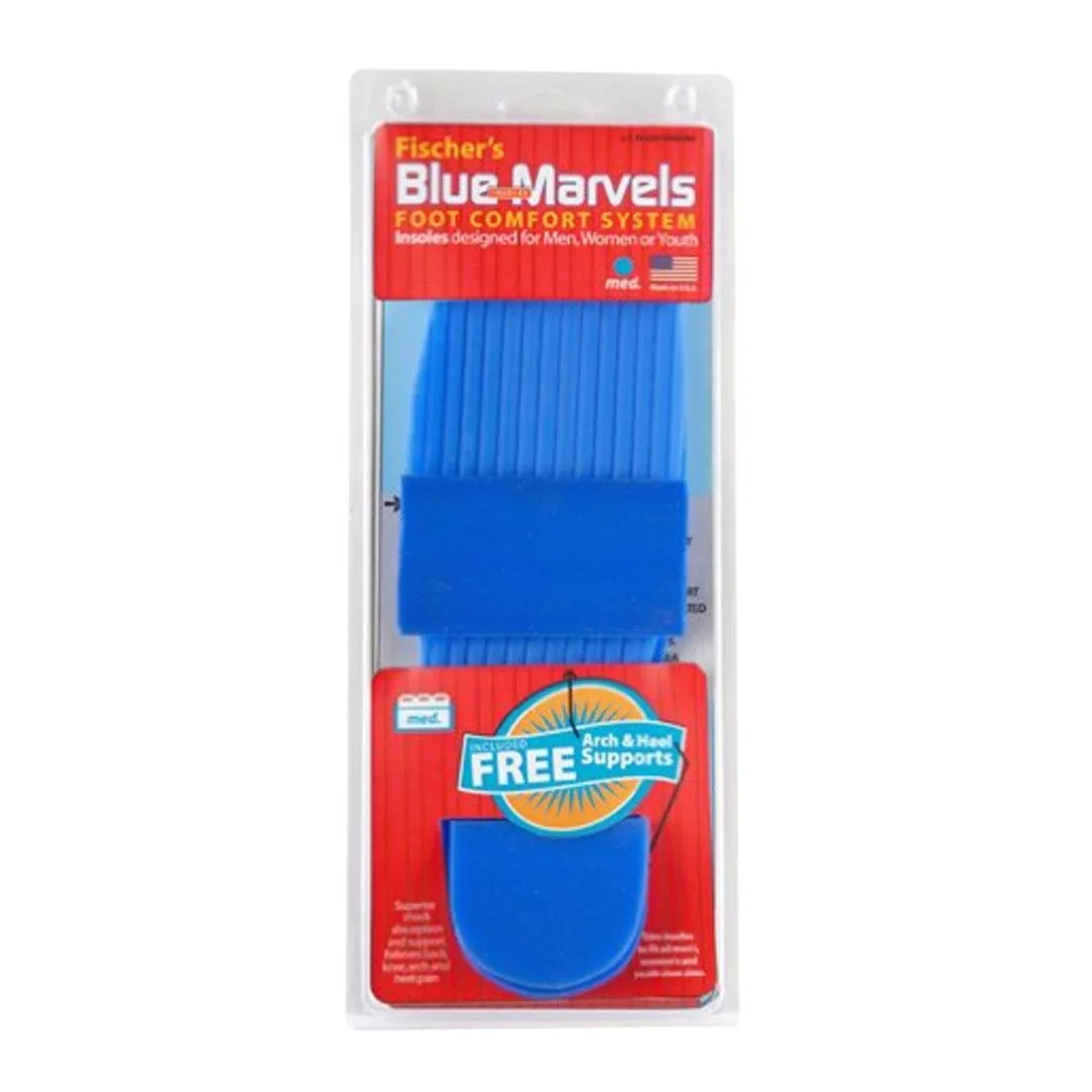 TVTime Direct TVTime Direct 07000303-1G Blue Marvels Insoles foot care — product photo