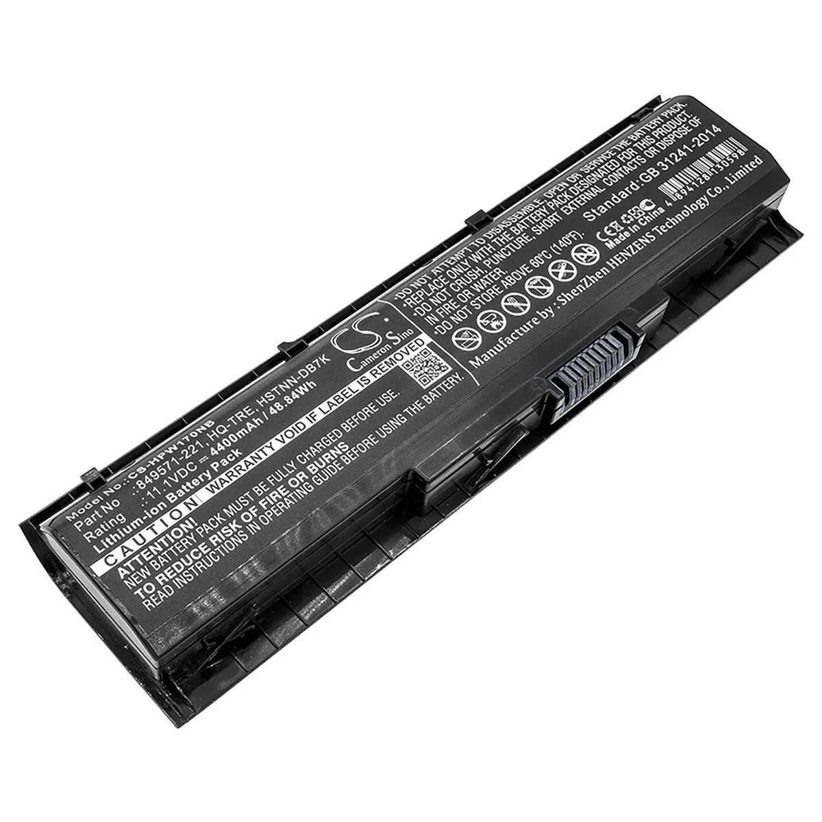 Cameron &amp; Co Cameron &amp; Co DS-CS-HPW170NB 4.4 Ah laptop battery — product photo