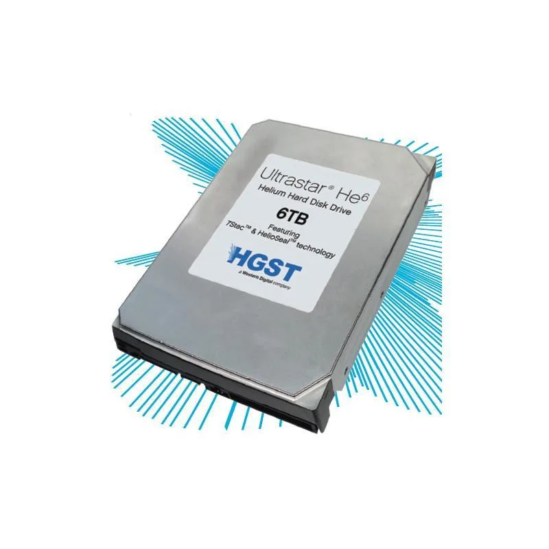 Hitachi, Ltd. Hitachi, Ltd. Ultrastar He6 6Tb 7200Rpm 64Mb 3.5Inch Hard Drive — product photo
