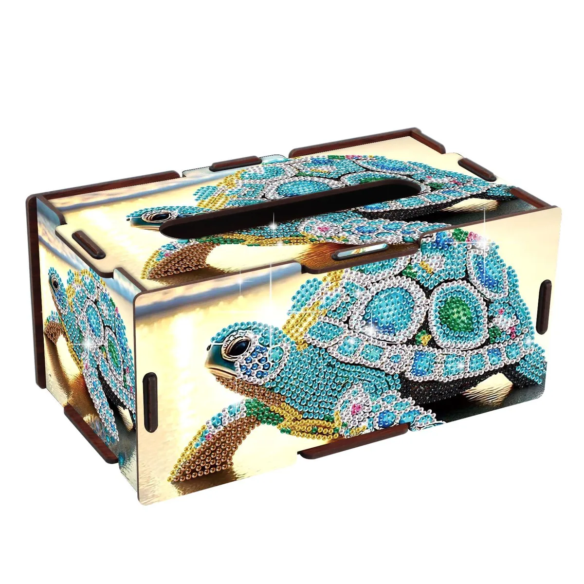 JZHYOAN YWZQ-ZJH-ZJH021 Diamond Painting Tissue Box Beading Kit — product photo