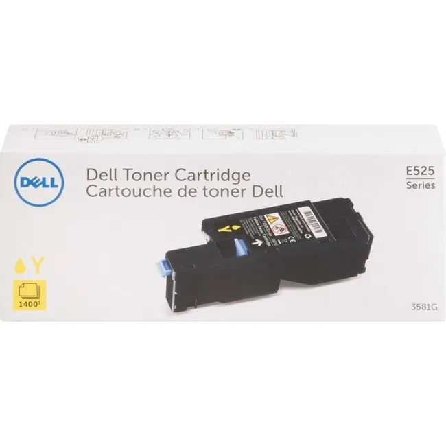 DELL DELL 3581G Yellow Toner Cartridge 1400 Yield 593BBJW — product photo