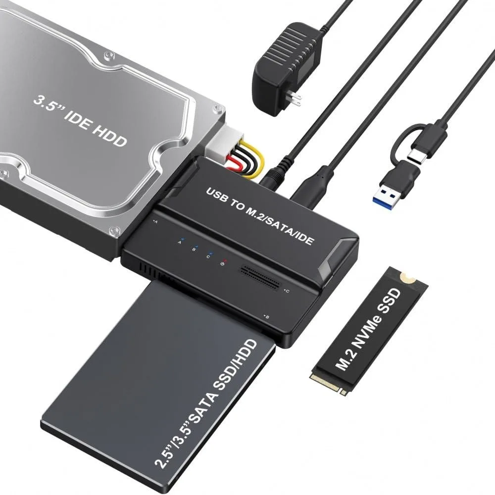 Fervit Fervit USB 3.0 Type-C to NVME SATA IDE Docking Cable — product photo