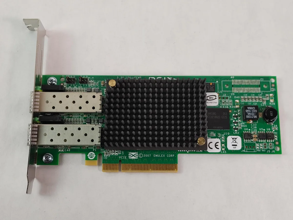 HP HP AJ763-63002 Storageworks 82E 8Gb Dual Channel PCIe x8 HBA with Standard Bracket — product photo