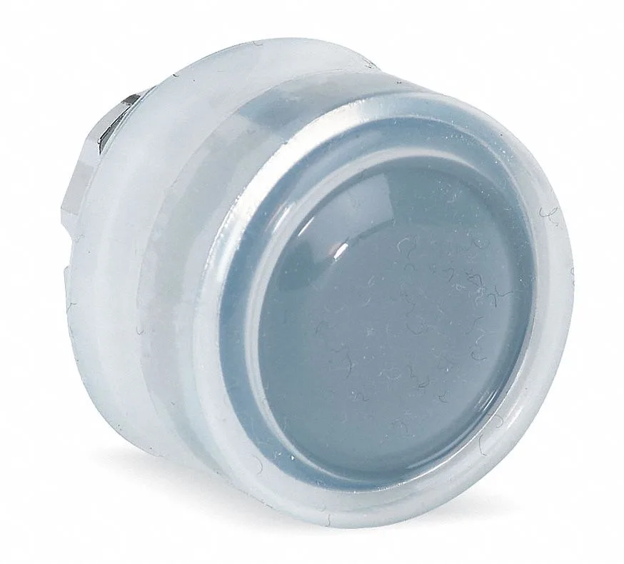 Transparent silicone boot for 22 mm button