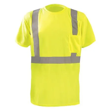 Occunomix Occunomix LUX-SSTP2BX-YM Short Sleeve T-Shirt M Yellow ANSI Class 2 — product photo