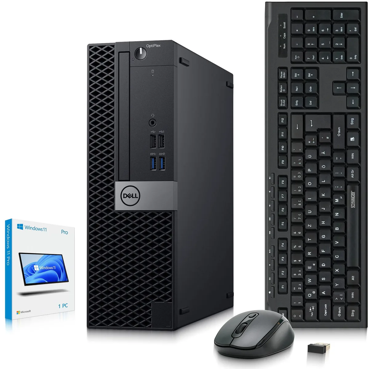 DELL DELL OptiPlex 3050 SFF i7-7700 16GB 256GB SSD Win 11 Pro desktop PC — product photo