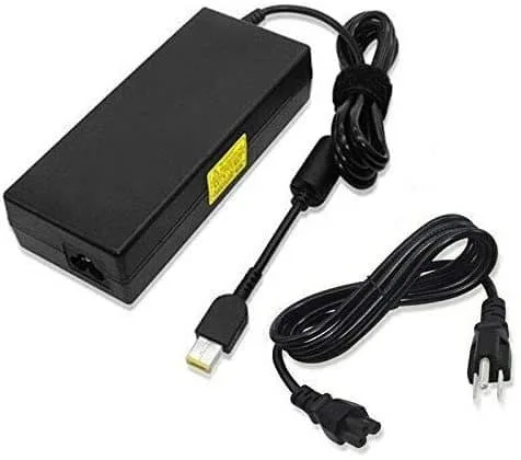 Black rectangular AC adapter with 10 ft power cord