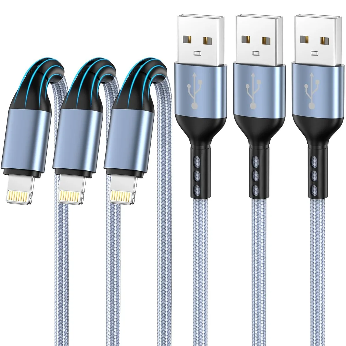 Kootion Kootion 3-pack 10ft MFi Lightning Cables — product photo