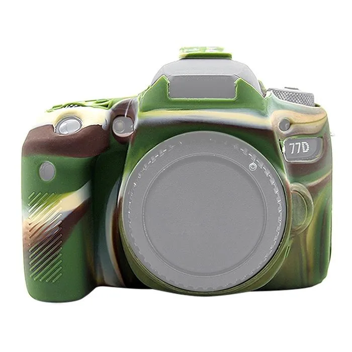 eForChina eForChina PULUZ Silicone Case Canon EOS 77D Camouflage — product photo