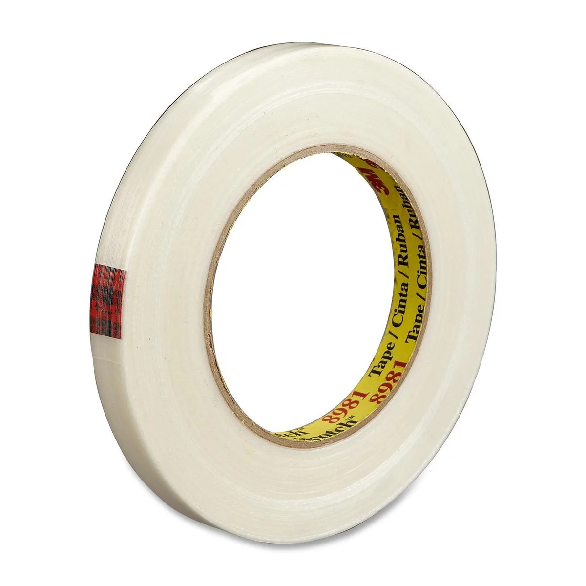 3M 3M 898134 Filament Tape Clear 1 Roll — product photo