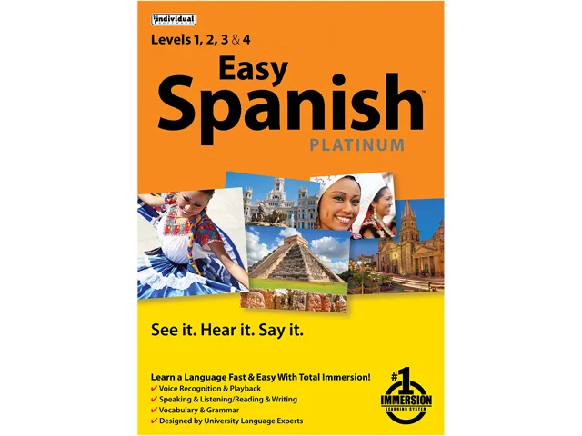 Individual Software Individual Software 8112018 Easy Spanish Platinum learning — product photo