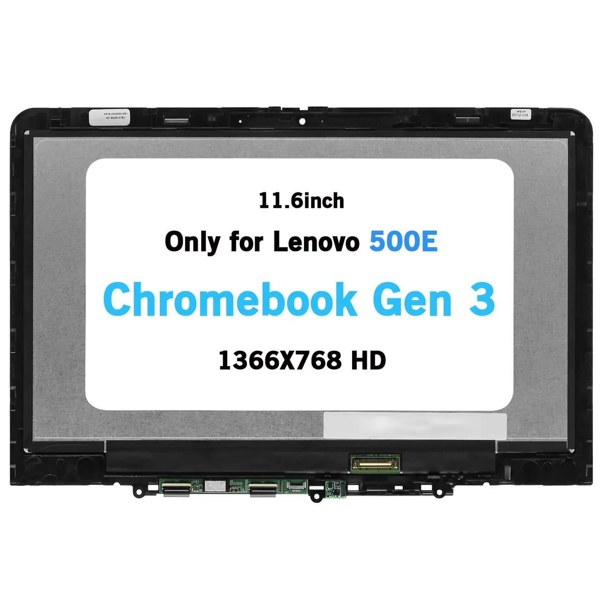Barrow Mods Barrow Mods 11.6" Screen Replacement for Lenovo 500E 300E Chromebook Gen 3 2 in 1 accessory — product photo
