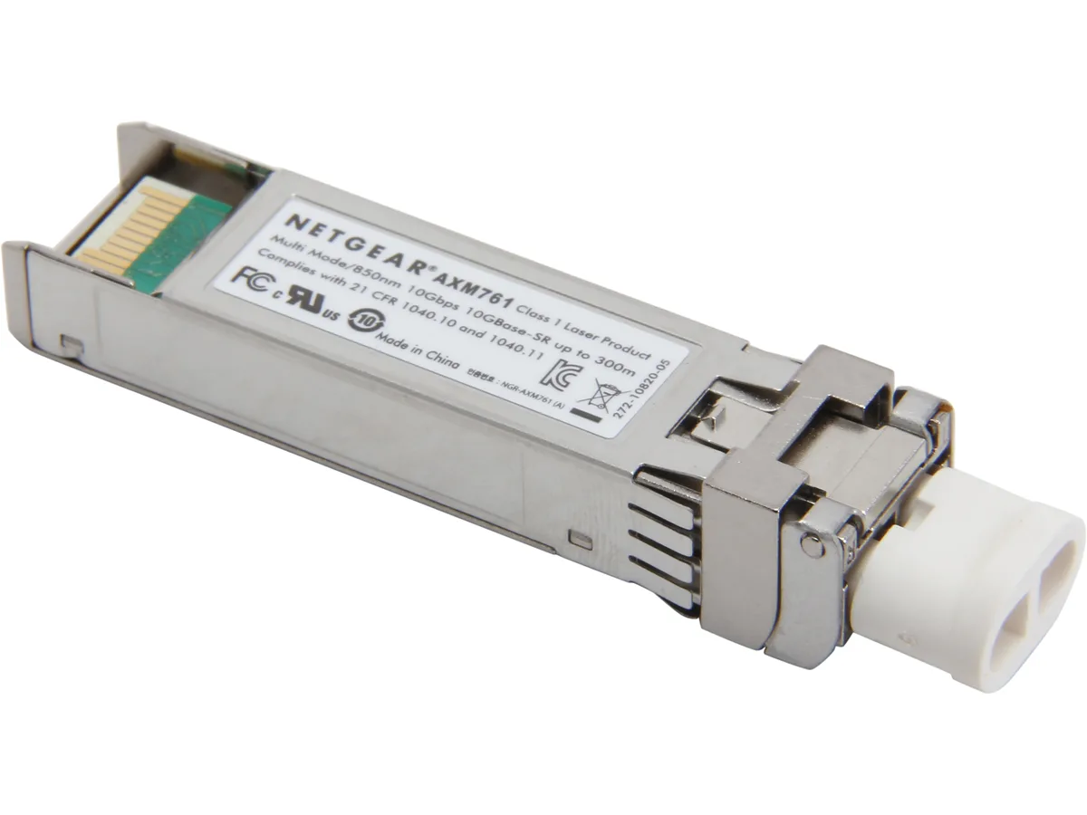 Netgear Inc. Netgear Inc. AXM761-10000S 10GBase-SR SFP transceiver — product photo