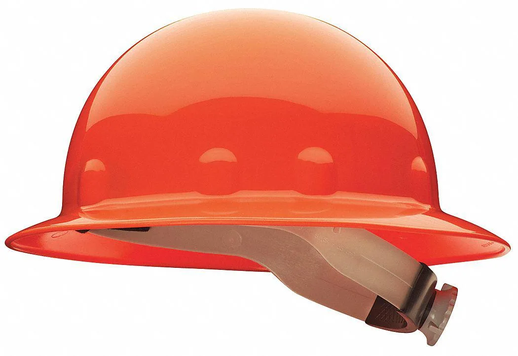 Fibre Metal Fibre Metal SuperEight E1RW03A000 Hard Hat Full Brim Ratchet Orange — product photo