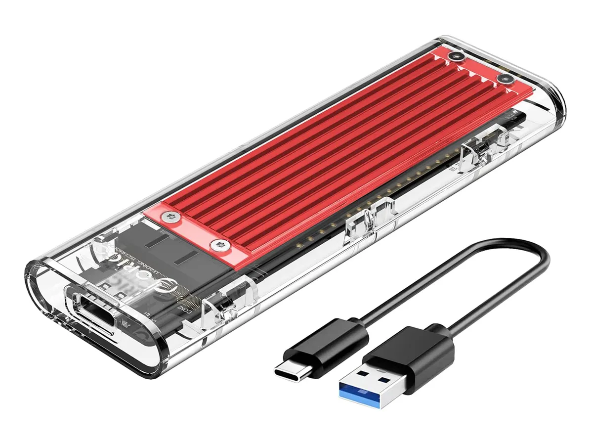 Orico Orico M.2 NGFF SATA B-Key SSD Enclosure USB 3.1 Type-C Red — product photo