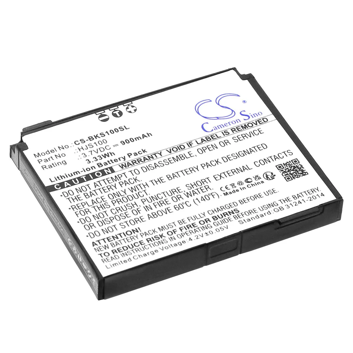  Cameron Sino 900mAh 3.7V Battery for Becker HJS 100 — product photo