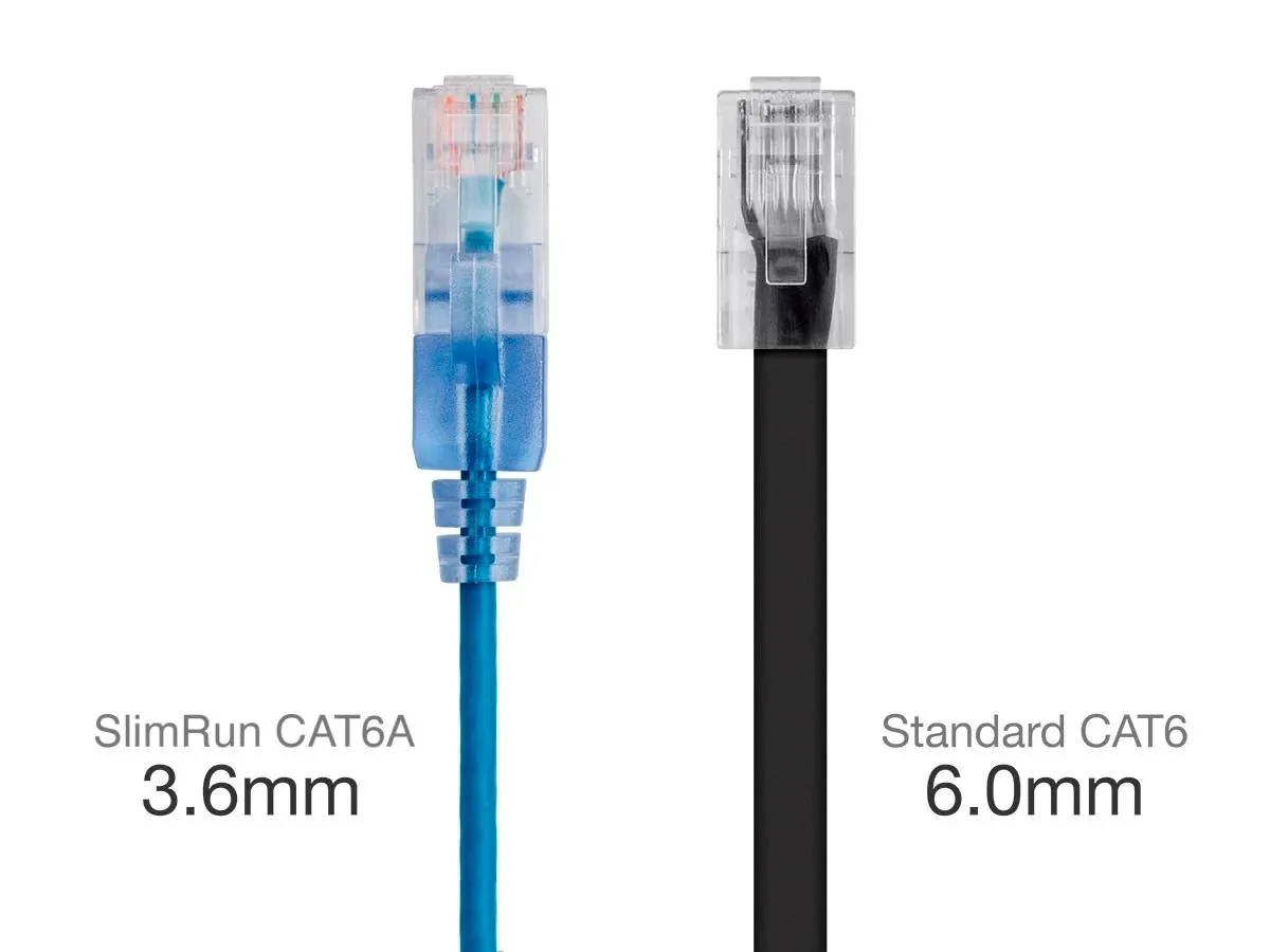 STARTECH STARTECH NLAQ10FCAT6APATCH 10ft Cat6a S/FTP network ethernet cable Aqua — product photo