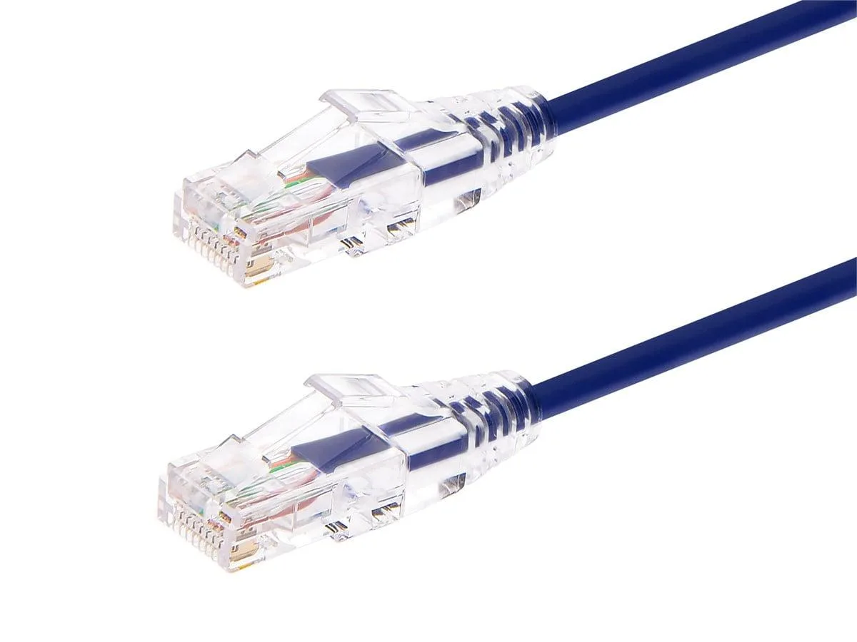 Monoprice Inc. Monoprice 114813 Cat6 SlimRun Ethernet Cable 5 ft Purple 28AWG — product photo
