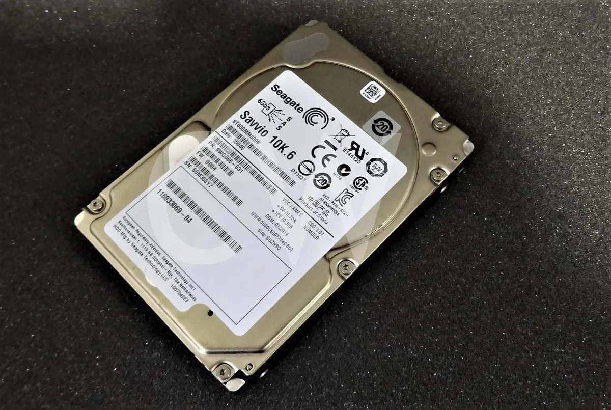 Seagate Seagate ST600MM0006 600GB 10K RPM 6Gbps 2.5" SAS internal hard drive 0-HOURS — product photo