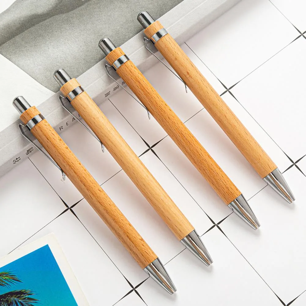 Ruth's sister Ruth's sister Bamboo Wood Ballpoint Pen 1.0mm internal power cable — product photo