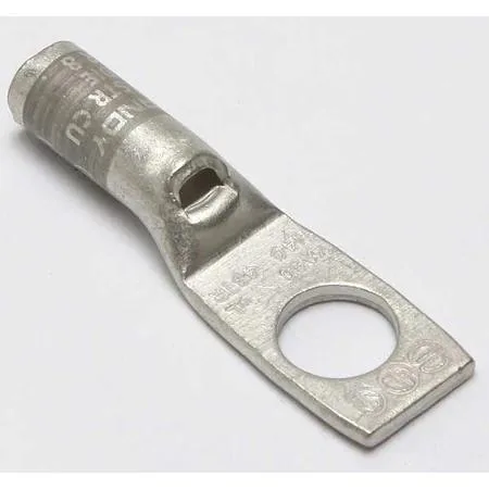 Burndy Burndy One-Hole Copper Lug 4 AWG 1/4 in Stud .5 in Tongue 35 kV — product photo