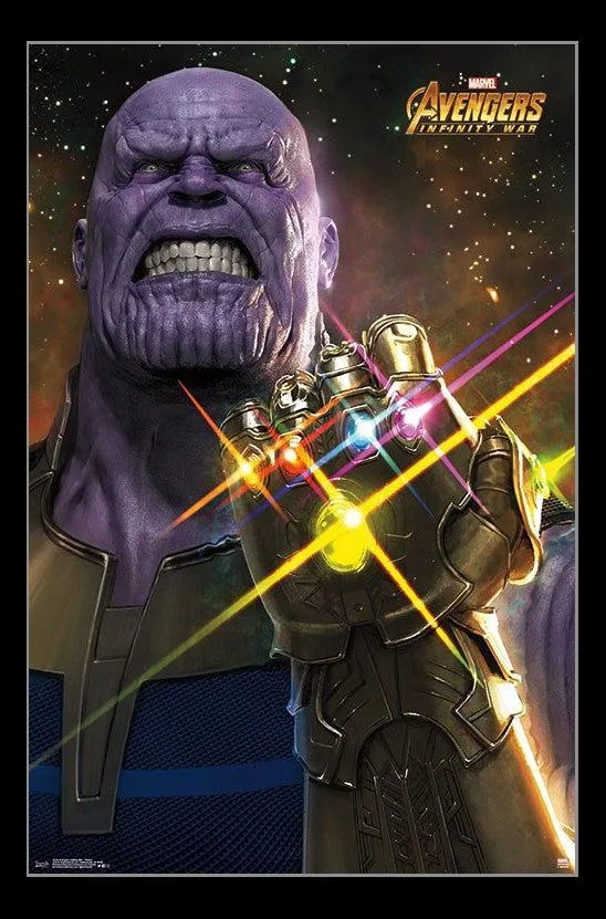 Avengers Infinity War Thanos poster print 22 x 34 inches