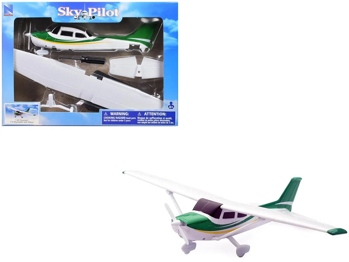 New Ray Toys New Ray Toys Cessna 172 Skyhawk 1/42 Sky Pilot hobby collectible — product photo