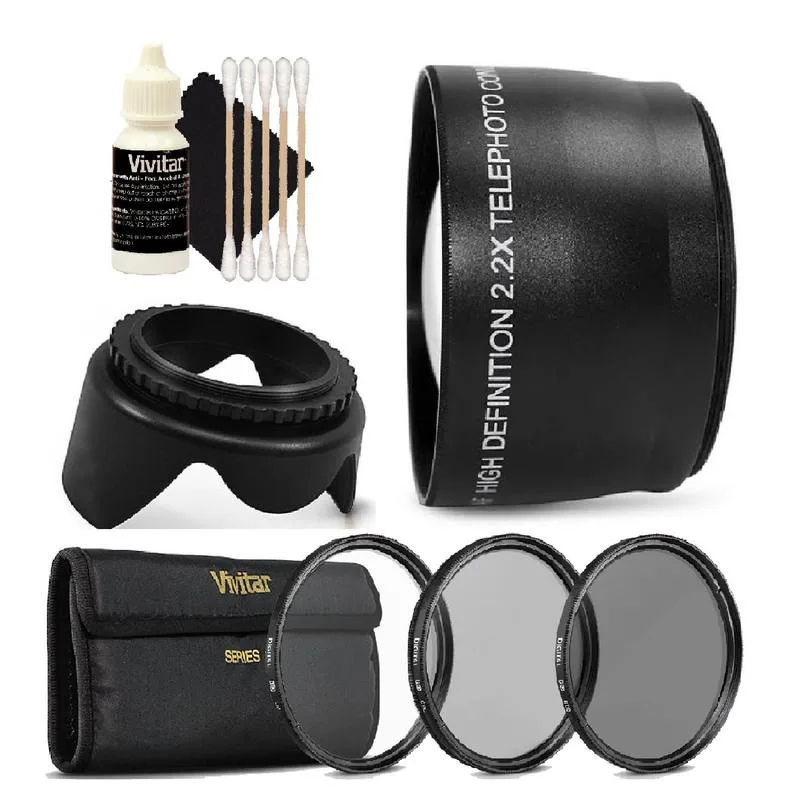 Vivitar Vivitar 52mm Telephoto Lens Kit for Canon EOS 700D 1200D — product photo
