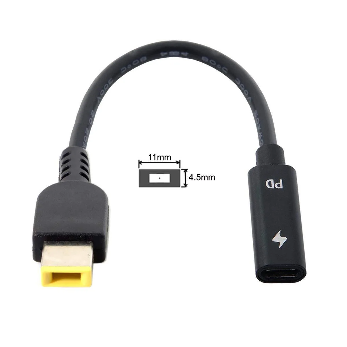 Fervit Fervit USB-C to Rectangle 11.0x4.5mm PD Trigger Cable 65W 18-20V — product photo