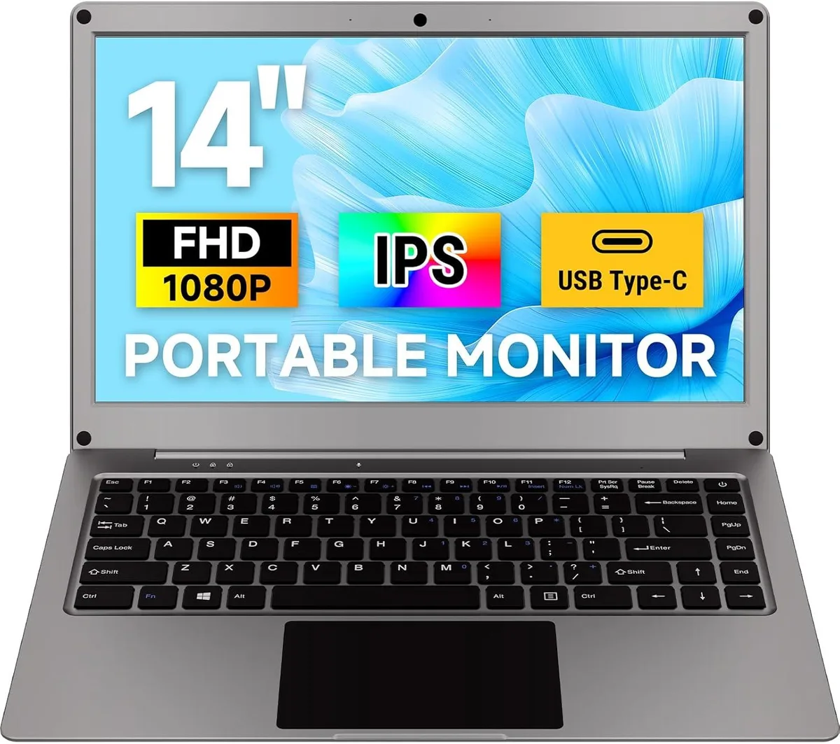 BFKK BFKK CrowView Note 14 Inch 1080P Lapdock with Battery — product photo