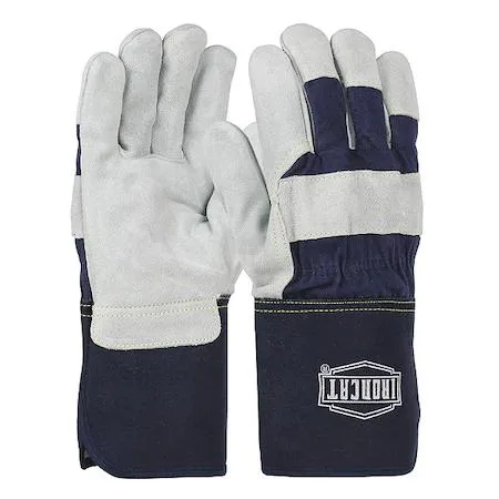 Ironcat Ironcat IC8 Leather Gloves Cowhide Gauntlet Cuff Wing Thumb Full Finger Personal Protective Equipment — product photo