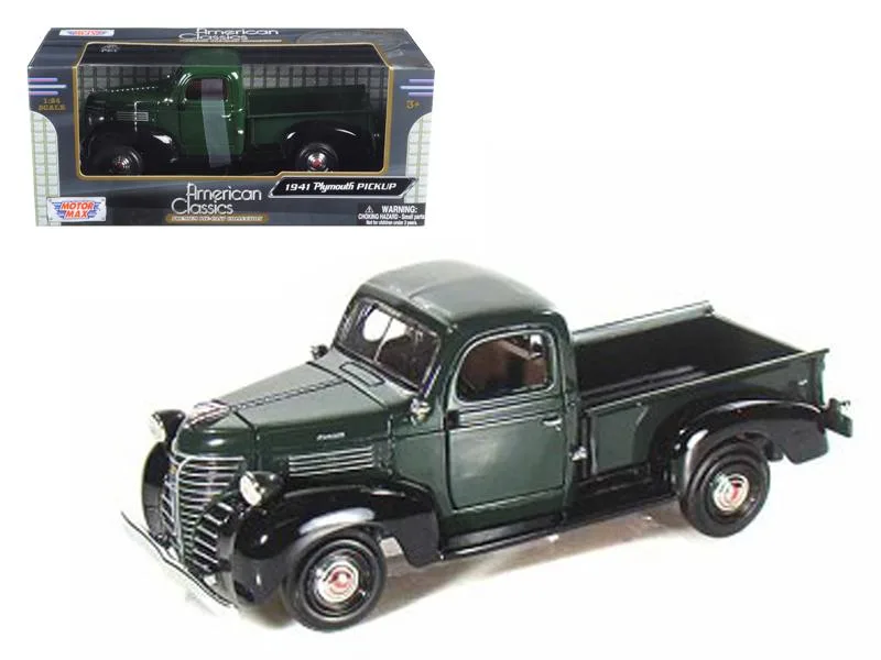 MOTORMAX MOTORMAX 1941 Plymouth Pickup Green 1/24 Diecast Vehicle — product photo