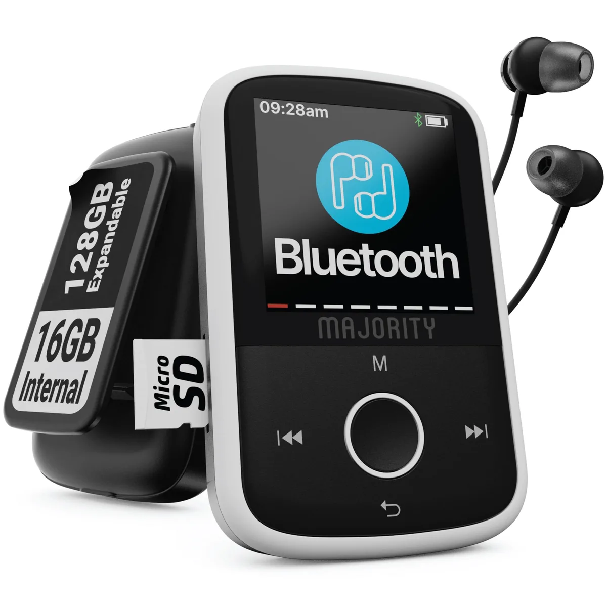  Majority MP3 Go 16GB 1.54" LCD Touch MP3 Player Black — product photo