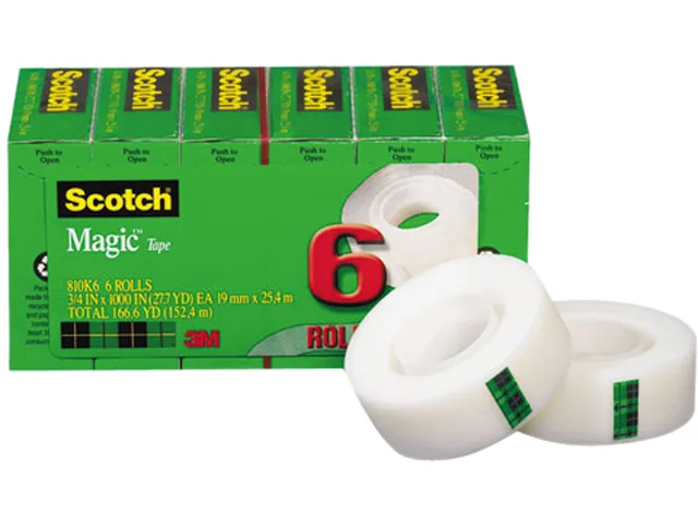 3M 3M 810K6 marker 3/4" x 1000" 6 pack — product photo