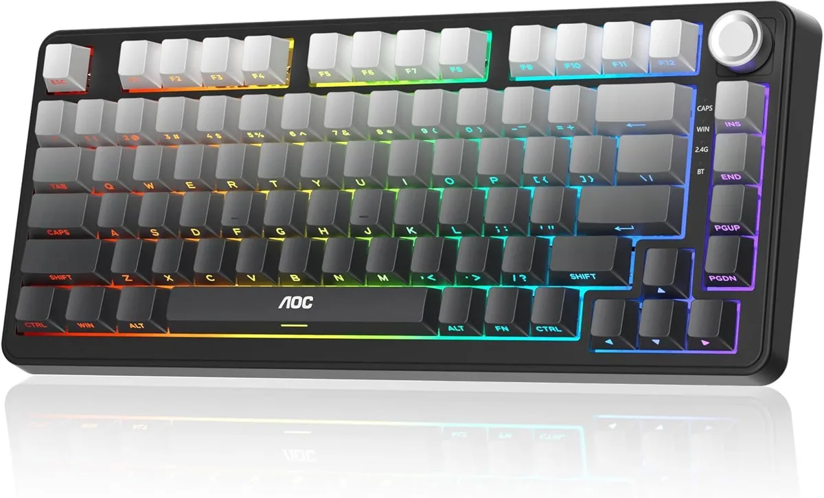 usbroway usbroway GK330 75% Wireless Mechanical Gaming Keyboard — product photo