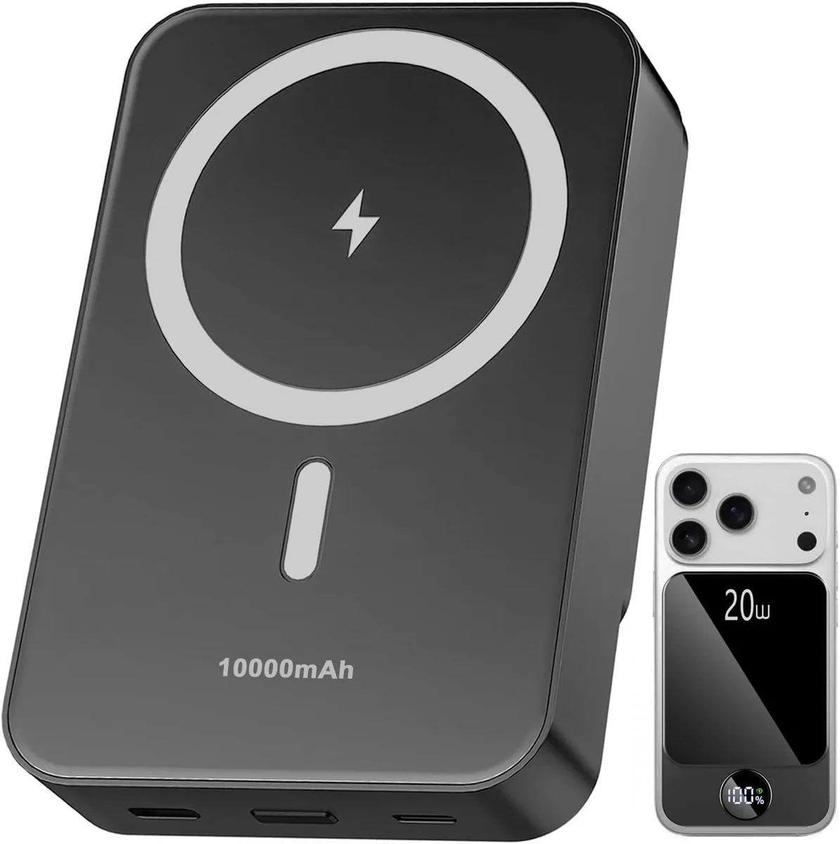 WOOJONG WOOJONG 10000mAh Magnetic Power Bank PD 20W USB-C — product photo