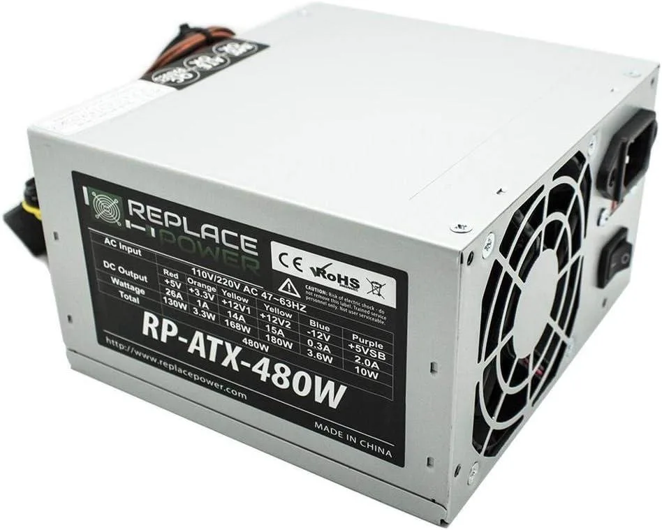 myVolts myVolts 480W ATX Power Supply for HP PRO D11-300N1A — product photo