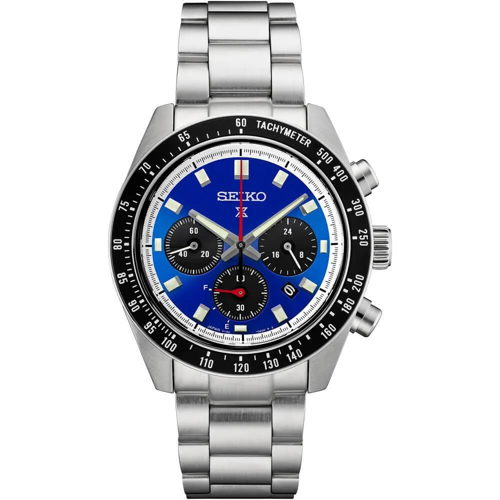 Seiko Seiko SSC931 Prospex Speedtimer U.S. Special Edition Solar Chronograph 41.4 mm Blue Dial — product photo