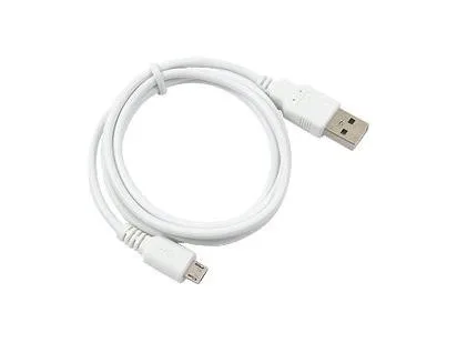 One Stop Electronic One Stop Electronic Pack 2 White USB 2.0 A Male to Micro B Cable — product photo