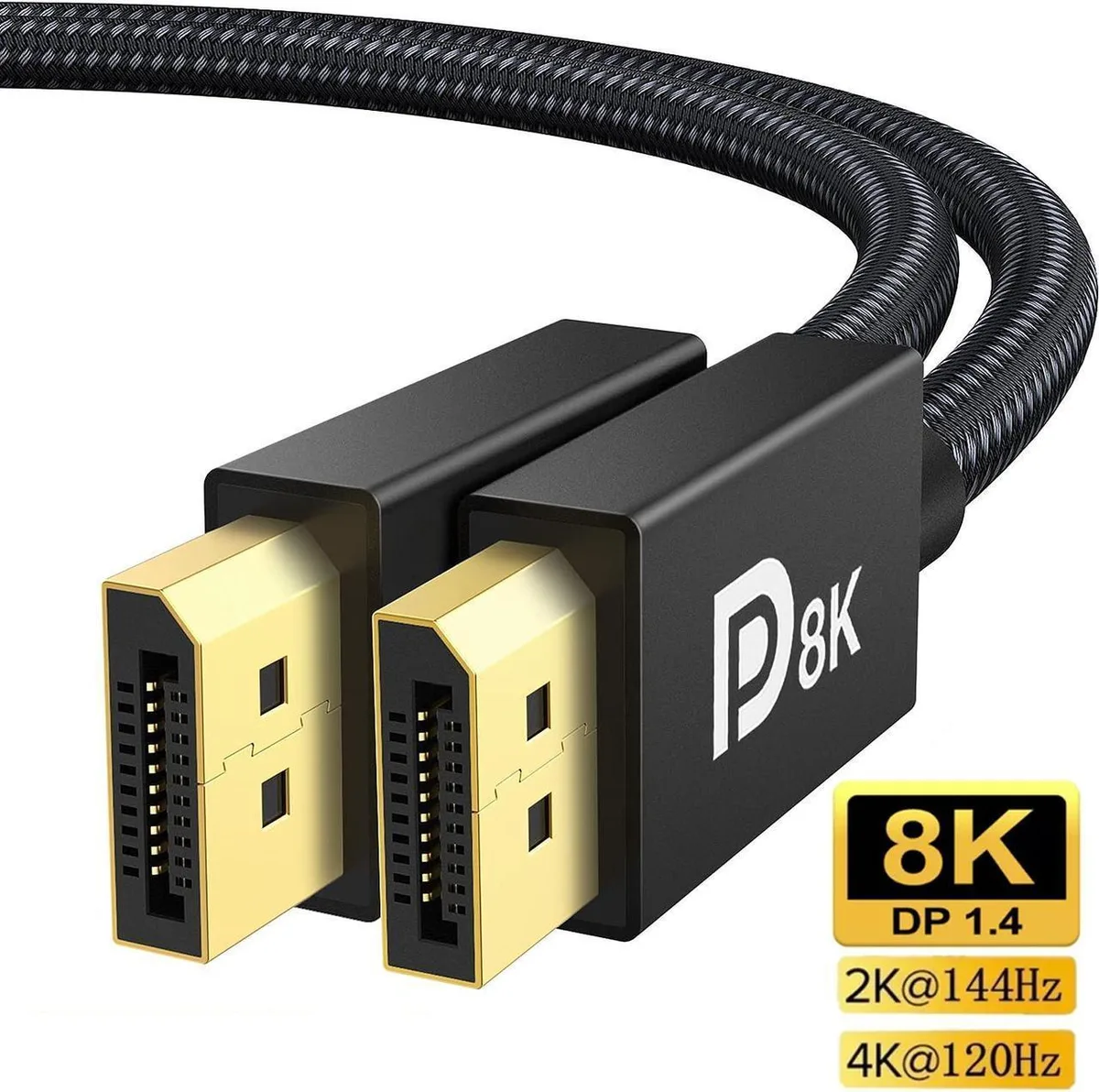 SMUGDESK SMUGDESK DisplayPort 1.4 cable 8K 60Hz 4K 144Hz 3M 10FT — product photo