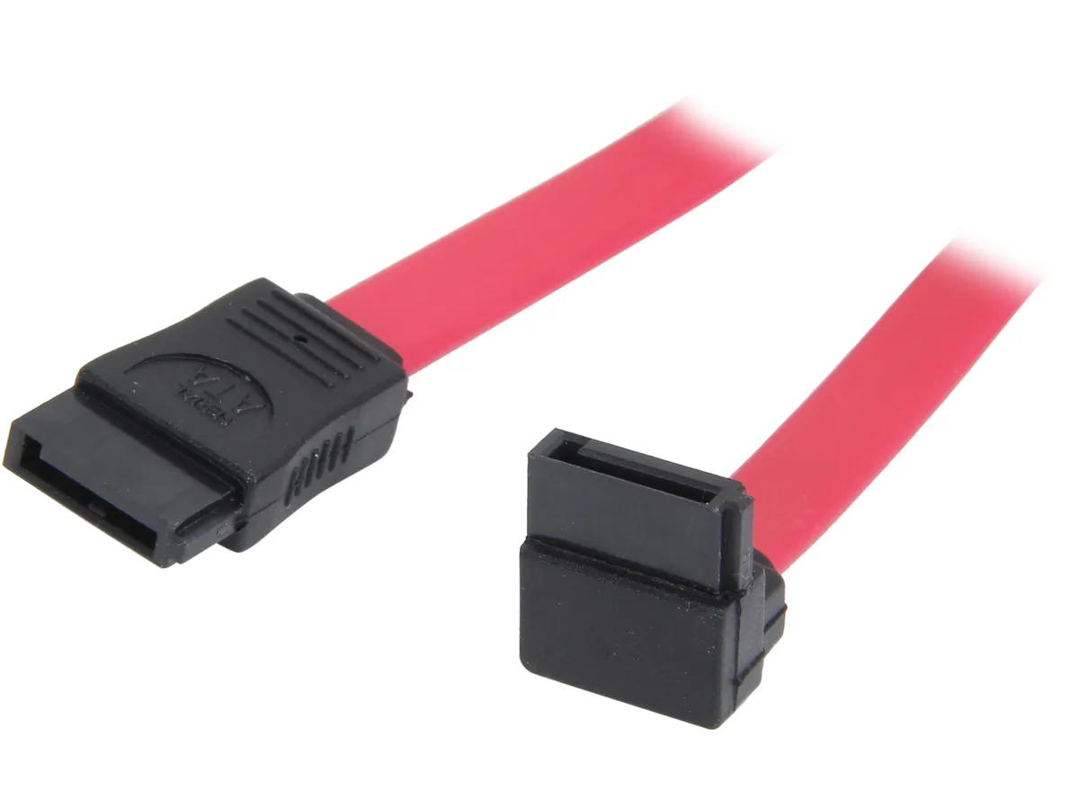 Cables To Go Cables To Go 10181 7-Pin 180° to 90° SATA cable Red 18 — product photo