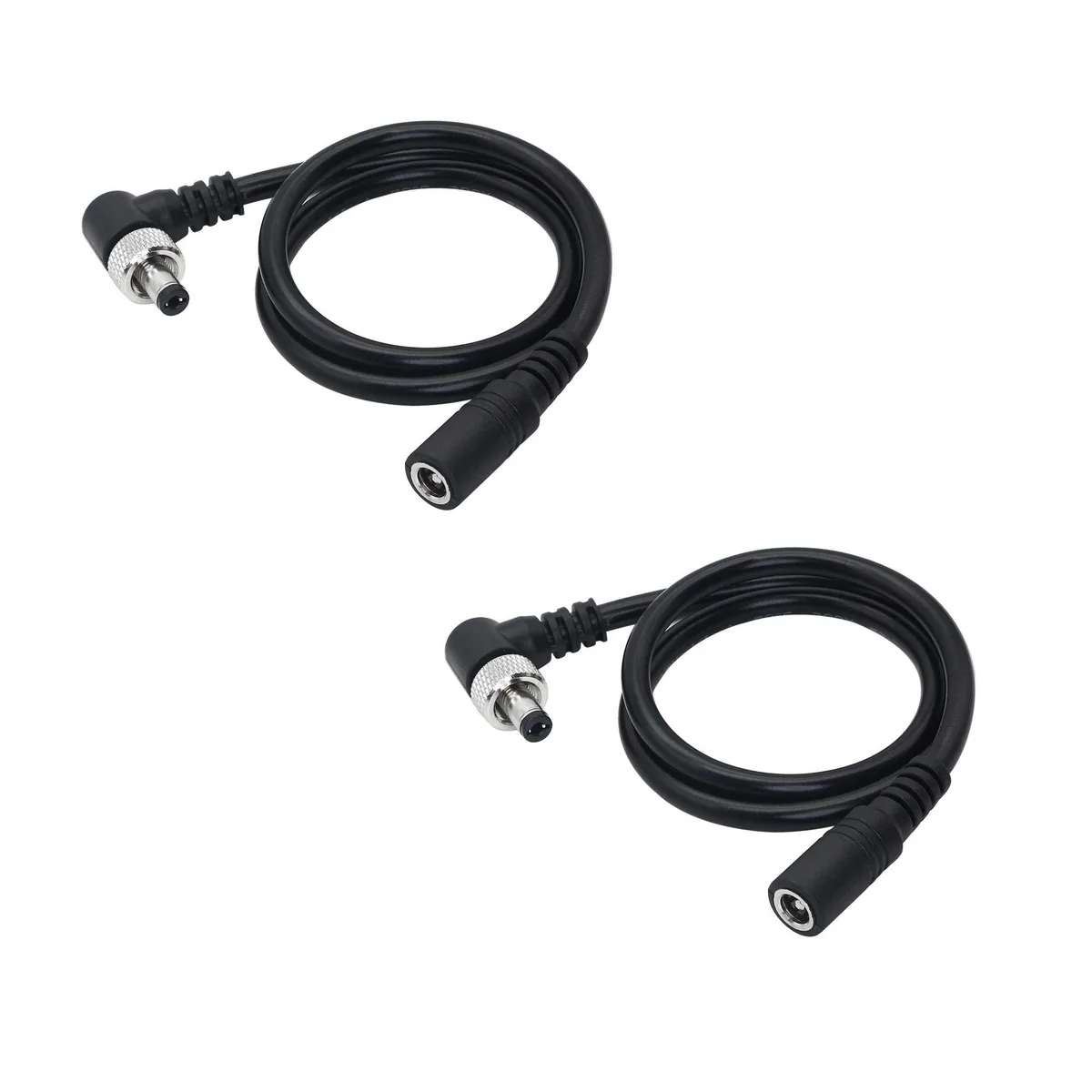  Tripp Lite 16 2-Pack DC Extension Cord 5.5mm x 2.1mm 90° Male-Female 0.5m Blue 18AWG — product photo