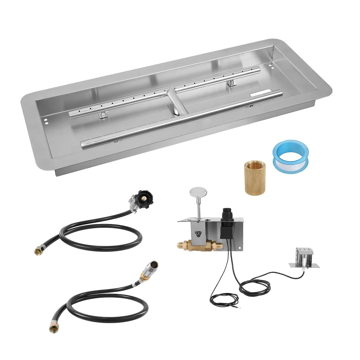 VEVOR VEVOR 36 x 12 inch Drop-in Fire Pit Pan 150000 BTU — product photo