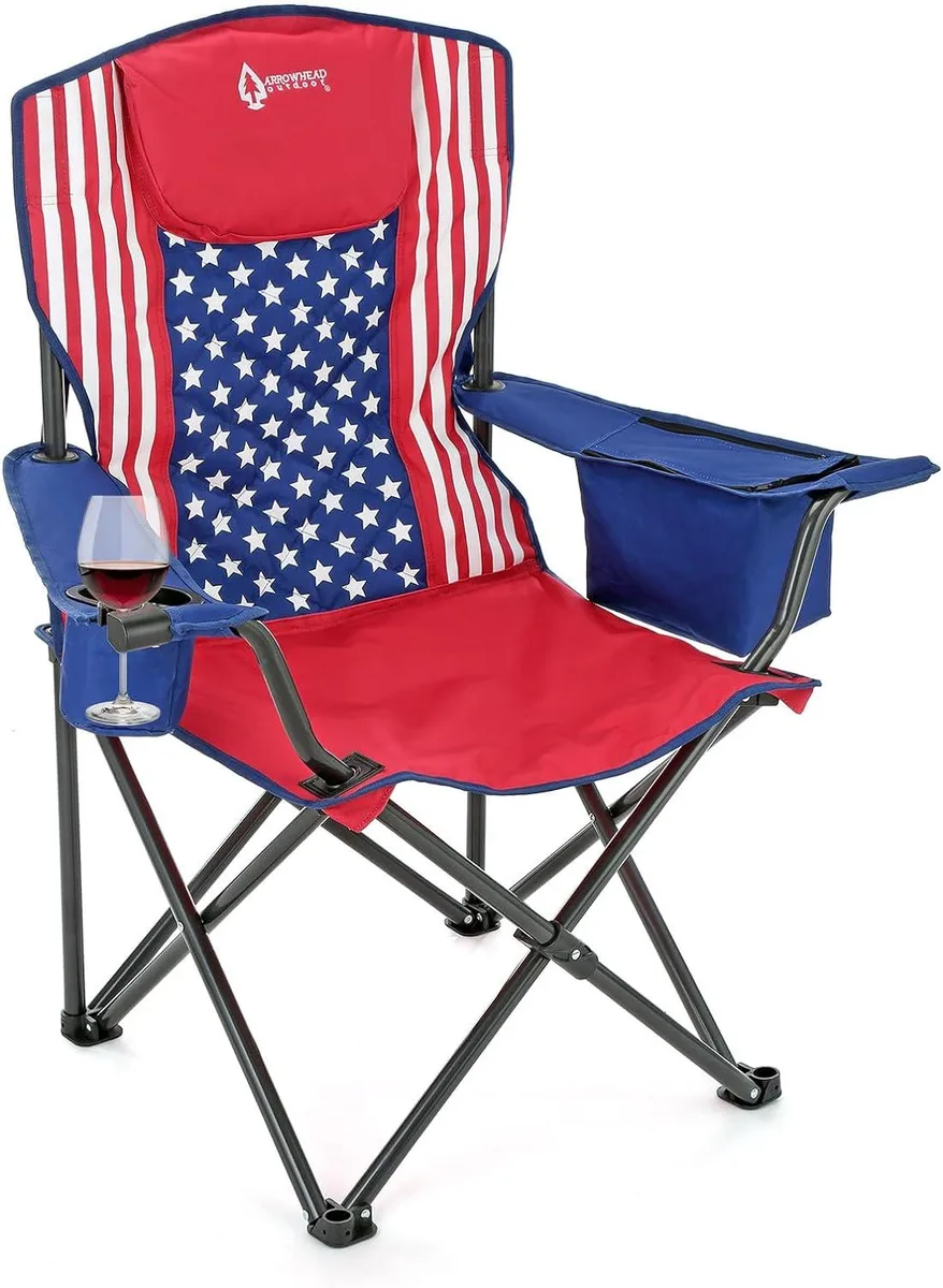 ARROWHEAD OUTDOOR ARROWHEAD OUTDOOR KKS0324U Camp Furniture 450lbs 9.2lbs American Flag — product photo