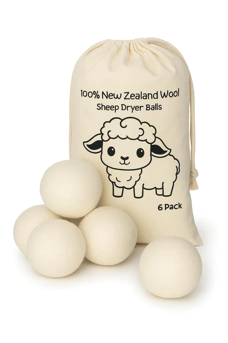 Minos Natural Wool Dryer Balls 6 Pack 47131811 — product photo