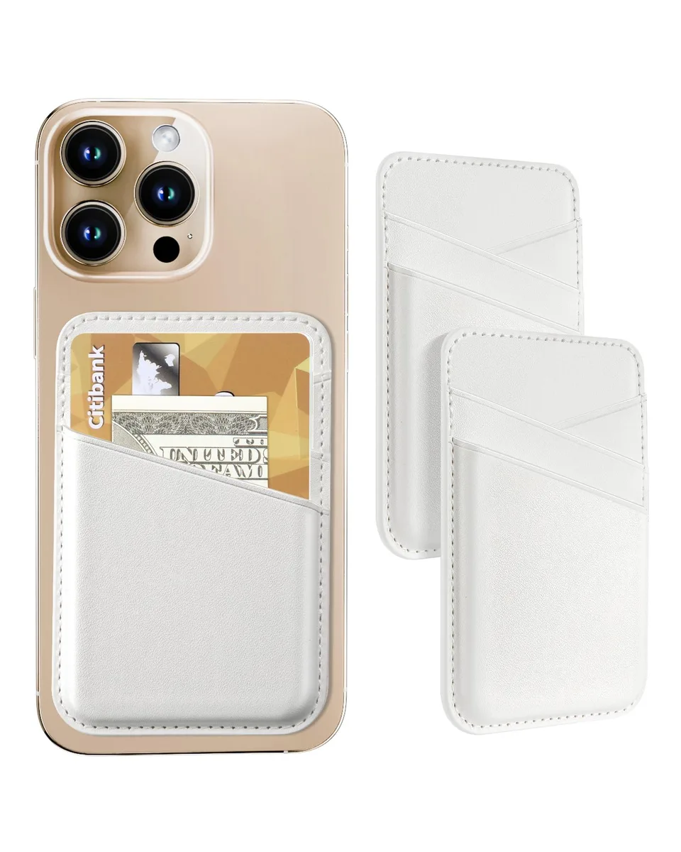  Senose Phone Wallet 04 White 3 Slots — product photo