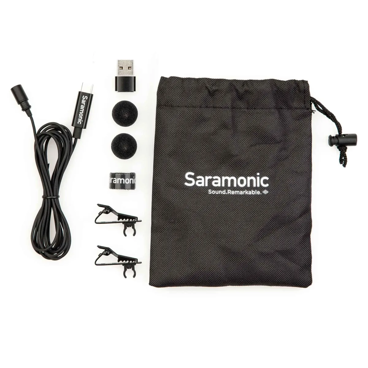  Saramonic LAVMICRO-U USB-C Lavalier Microphone 6.6ft Cable — product photo