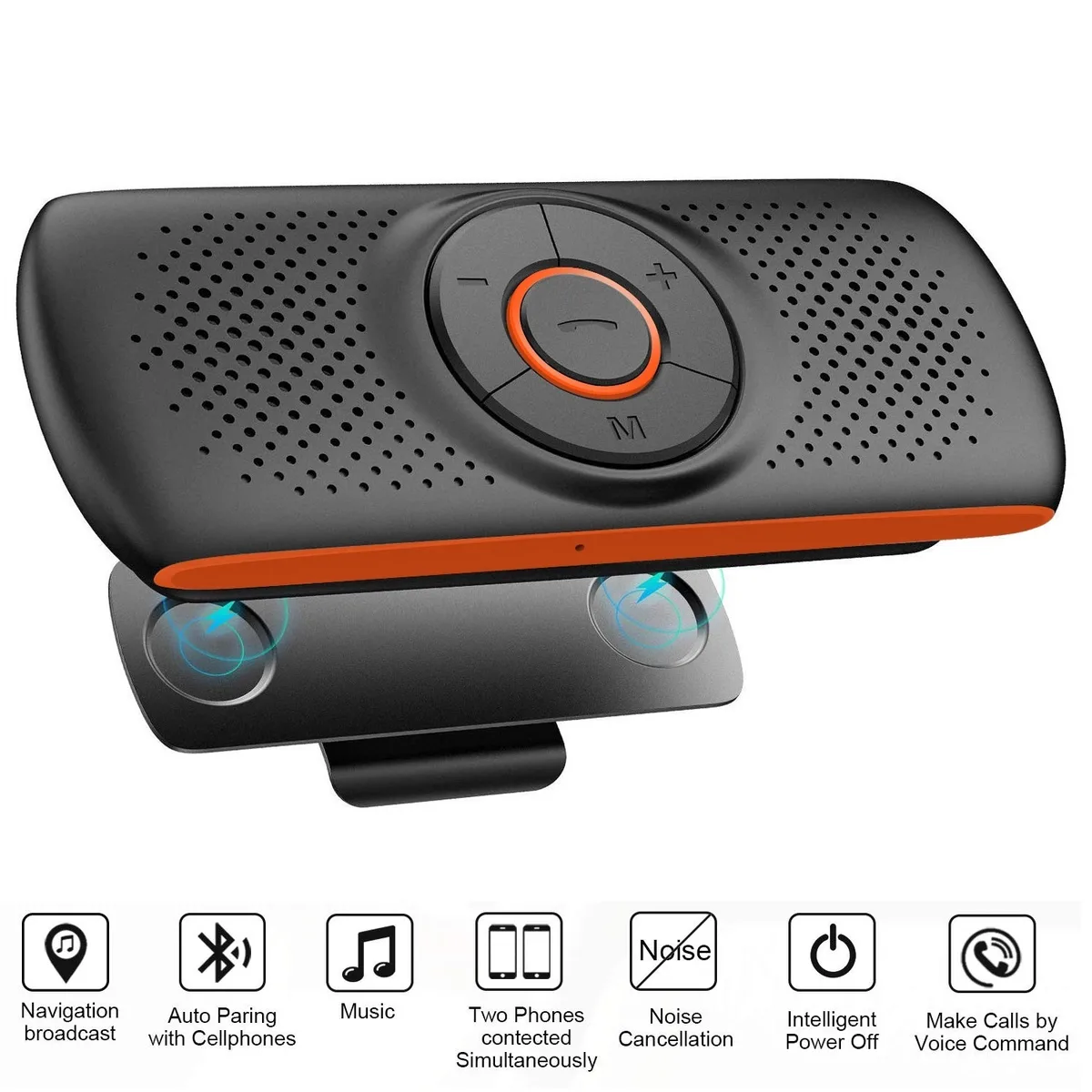 NETVIP NETVIP T826 Bluetooth Car Kit with Back-Clip — product photo