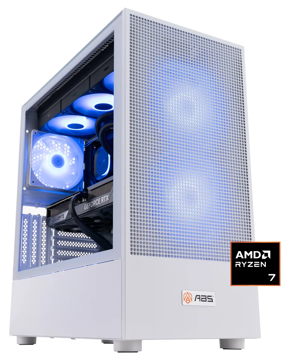 ABS ABS AR7800X3D5070TI2 gaming PC Ryzen 7 7800X3D RTX 5070 Ti 32GB 2TB — product photo